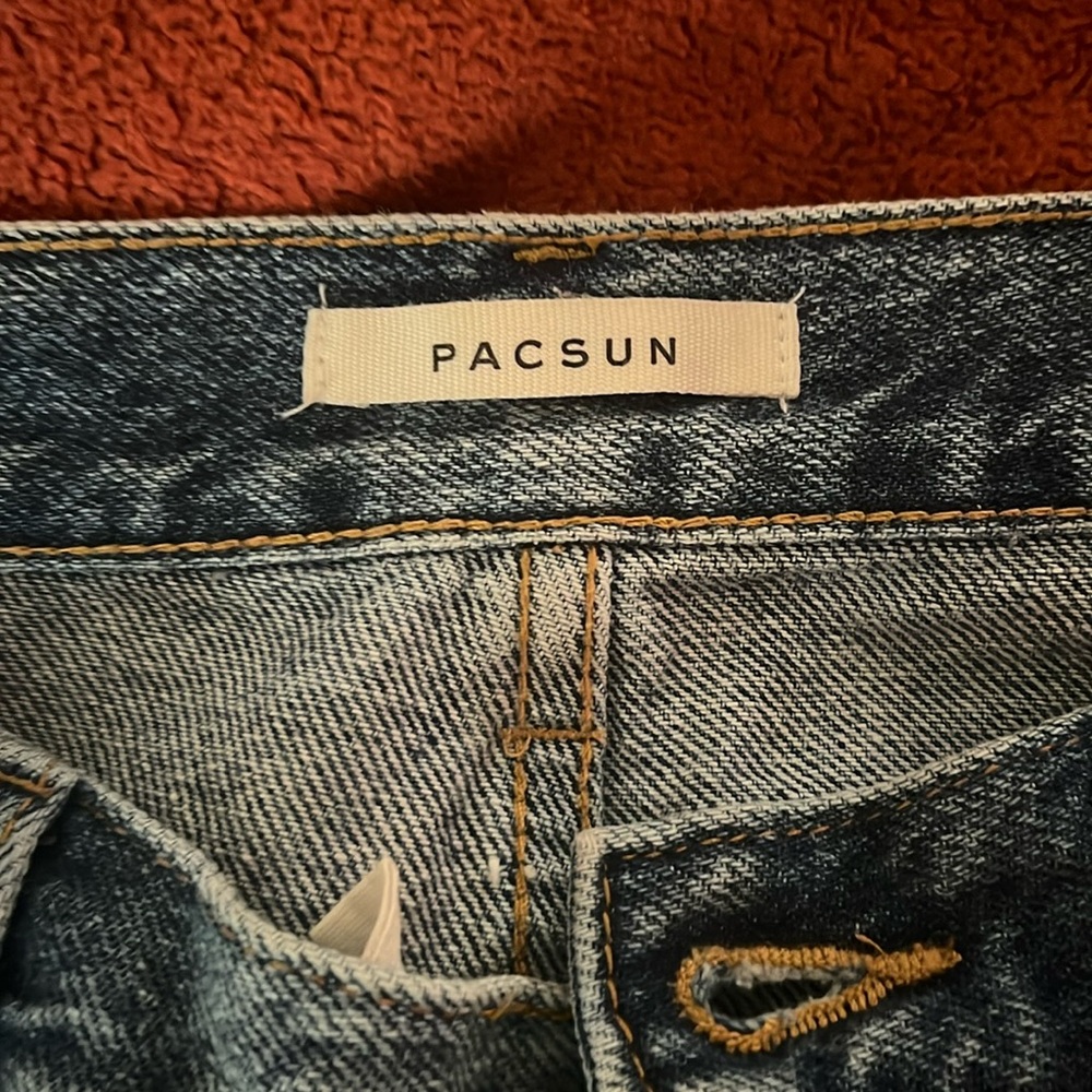 PAC Sun high rise boot button fly jeans